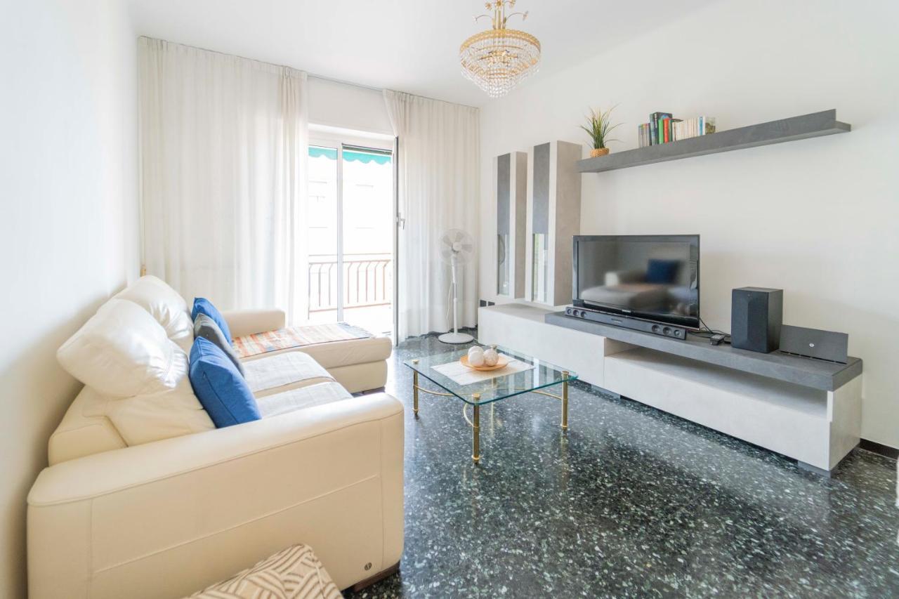 193 - Casa Via Della Chiusa - Centralissimo E Vicino Alla Baia Del Silenzio, Spiaggia E Mare 150M - Parcheggio Gratis Incluso E Aria Condizionata Sestri Levante Exteriör bild